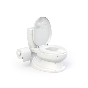 Olita tip WC, cu sunet, alb, 28x39x38cm - Dolu - Img 1