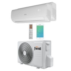 КЛИМАТИК МУЛТИСПЛИТ ИНВЕРТОР FERROLI GIADA M27 9000BTU X 3, ОТОПЛЕНИЕ И ОХЛАЖДАНЕ WIFI (2CP001RF-C)