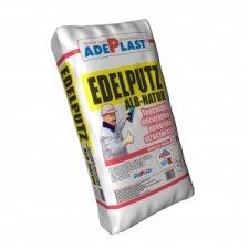 Минерална декоративна мазилка Adeplast Edelputz Natural White / 25Kg