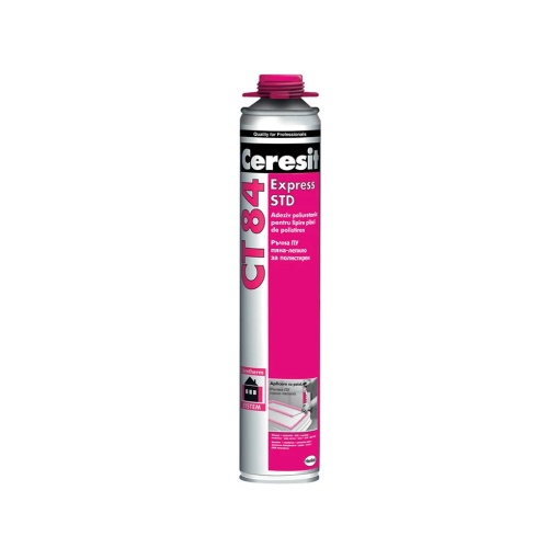 ADEZIV POLIURETANIC APLICARE PISTOL PENTRU PLACI DE POLISTIREN CERESTI CT 84 / 850ML