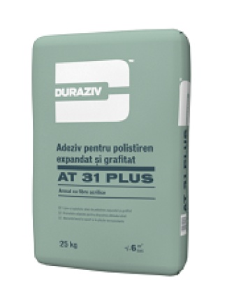 ADEZIV SI MASA DE SPACLU PENTRU POLISTIREN DURAZIV AT 31 PLUS / 25KG