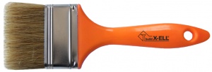 Arancione / Spazzola con manico in plastica da 25 mm