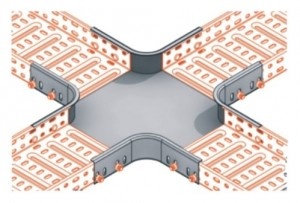 Derivatie Tip Cruce Pentru Jgheab Metalic 200X60X0.8Mm Viking Strong