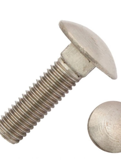 DIN 603 - Metric screw, twist head - INOX A2 - 8, 80 - Img 1