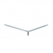 Double Galvanised Galvanised Arm For Poles Illuminated 180° 100Cm