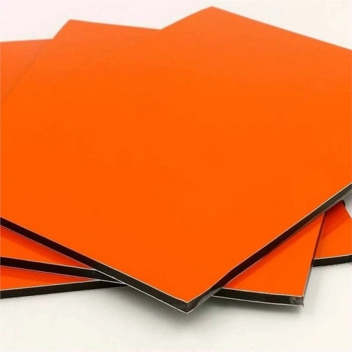 FOGLIO BOND/DIBOND/ALUCOBOND ARANCIONE RAL 2004 3MM (0,2MM) 1500X3050MM / 4,575M