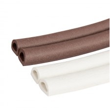 Guarnizione autoadesiva Epdm 1008 Profilo D 2X50 M / Larghezza[Mm]: 9; Spessore[Mm]: 6; Colore: Marrone