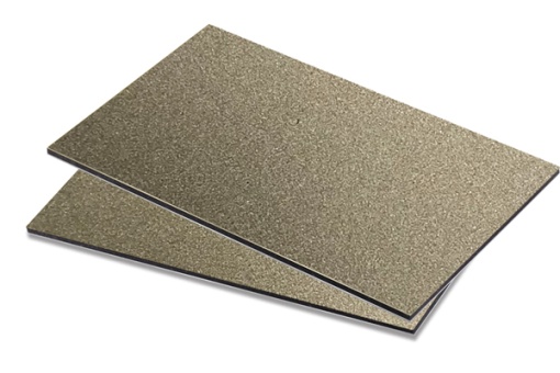 PLACA BOND/DIBOND/ALUCOBOND CHAMPAGNE 4MM (0.3MM) 1500X4050MM / 6.075MP - Img 2