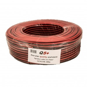 Red-Black Diffuser Cable Myup 2X1.5 / 100 Ml
