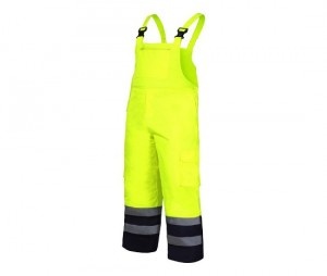 Reflective Bib Trousers / Yellow - M