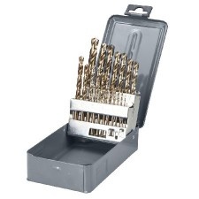 Set of Hss-Co 135° Metal Drill Bits 1-10Mm - 19 P.