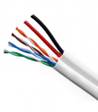 Siamez Cat 5E + 2X0.75 Q5+ Utp Cable