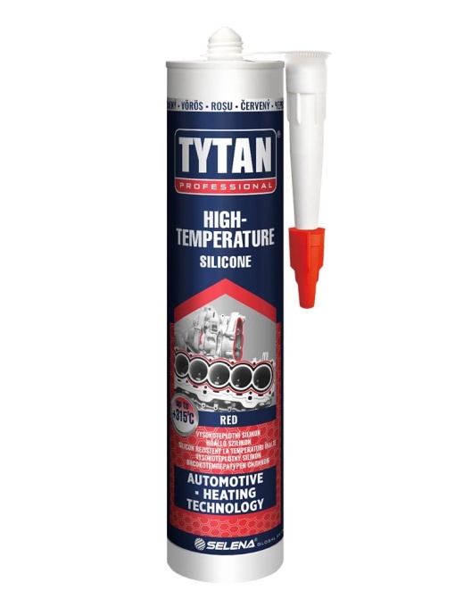 SILICON ROSU REZISTENT LA TEMPERATURI INALTE TYTAN 315°C / 280 ML