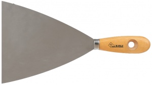 Spackle With Wooden Handle / 100Mm