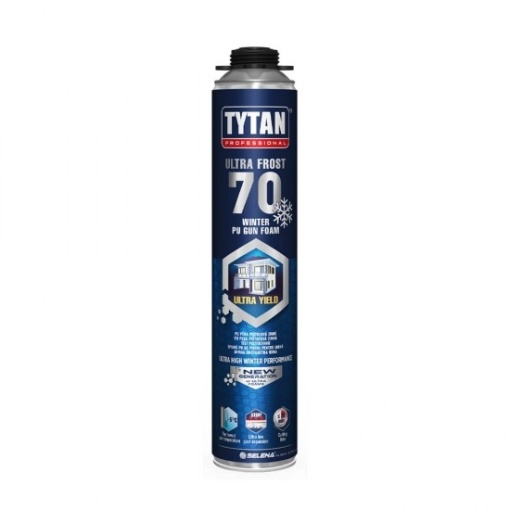 SPUMA POLIURETANICA APLICARE PISTOL ULTRA FROST 70 TYTAN / 870 ML