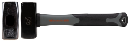 SQUARE MASON'S HAMMER WITH FIBREGLASS TAIL PLUS / 2KG