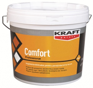 Vernice Kraft Comfort, professionale, qualità tedesca, bianco, 4L