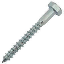 Wood Screw Cap Hex 6X100 / 100 pcs - Img 1