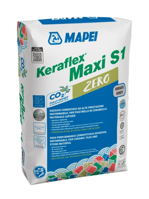 ADEZIV FLEXIBIL PENTRU GRESIE SI FAIANTA, MAPEI KERAFLEX MAXI S1 GRI / 25KG