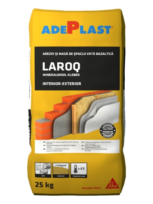 ADEZIV VATA MINERALA ADEPLAST MINERALWOOL KLEBER / 25 KG
