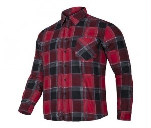 Check Flannel Shirt Plaid / Red - Xl/H-182