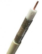 Coaxial Cable Rg6 K-Tex White / Coil 100Ml