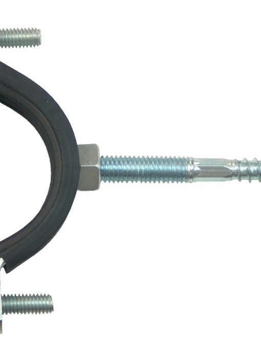 COLIER DIN METAL CU PREZON SI GARNITURA CAUCIUC 47-51MM - 1 1/2" (PACHET 10 BUCATI)