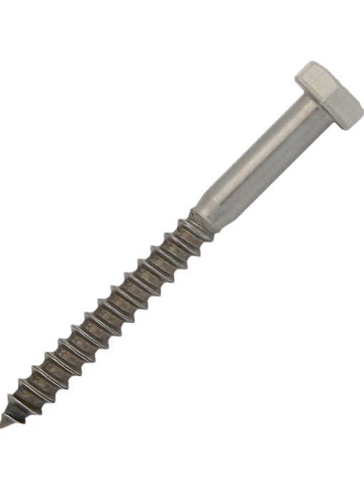 DIN 571 – Surub lemn – INOX A2 - 8, 70