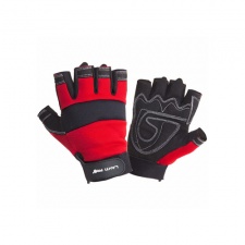 Elastane Ribbed Padded Elastane Glove Full Tactilla - 9(L)