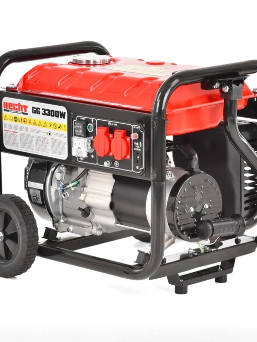 GENERATOR DE CURENT MONOFAZAT, 4 TIMPI, 15 LITRI, HECHT GG 3300W