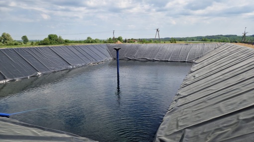 GEOMEMBRANA PER IRRIGAZIONE HDPE 0,6 MM 5,3X100 M / 530MP