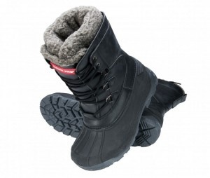 High-Type Padded Synthetic Leather Boot - 44