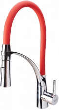 Kitchen Cookware with flexible pipe and fixing bracket / C: Red; S: Yes