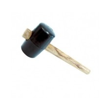 Rubber Hammer With Wooden Handle 65Mm / 450G