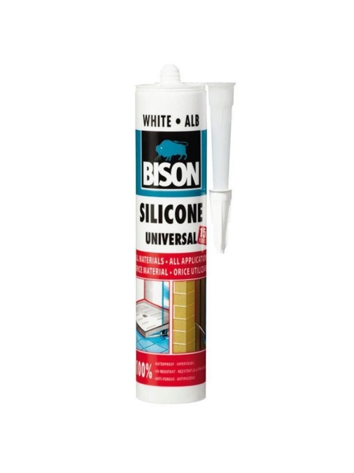 Silicon Universal BISON, alb, 280ml