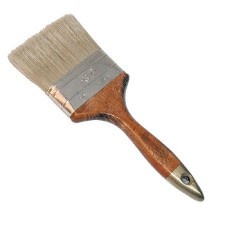 Spazzola con manico in lacca naturale Par 3.5 "X15Mm