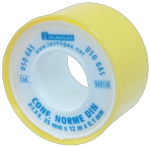 Teflon Pt Gas Tecnogas/ 12M - 25X0.1Mm - Img 1