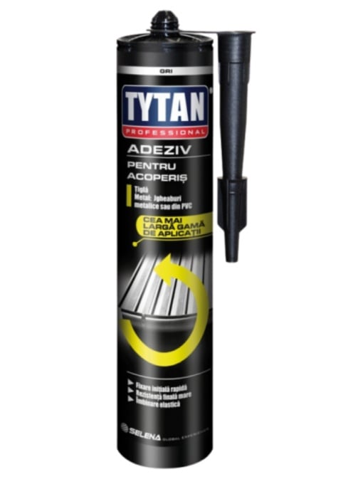 ADEZIV GRI PENTRU ACOPERIS TYTAN / 290 ML