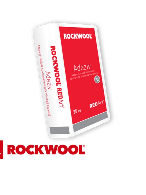ADEZIV SI MASA DE SPACLU PENTRU VATA MINERALA ROCKWOLL REDART / 25KG