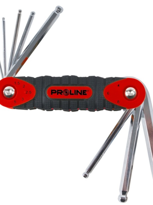 Cr-Va Spherical Negative Keys with Handle 1.5-8Mm - 8P.