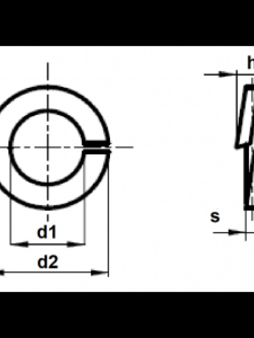 DIN 7980 – saiba elastica, zincata - Img 2