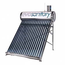 Glass Tubes Solar Panel System 1024-58 Inox J / 12 Tubes