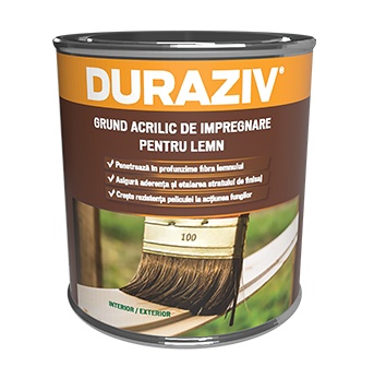 GRUND ACRILIC DE IMPREGNARE PENTRU LEMN, DURAZIV 0.65L / BAX 12 CUTII