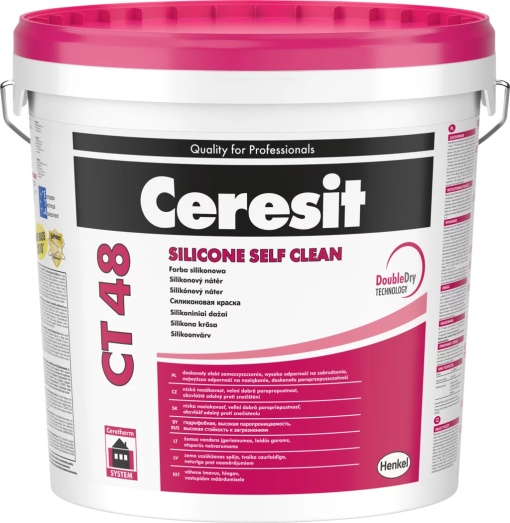Interior and Exterior Silicone Washable Paint Ct 48