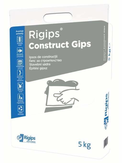 IPSOS GRI PENTRU CONSTRUCTII RIGIPS CONSTRUCT GIPS / 5 KG