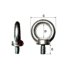 M12 / 30Mm/50Mm Built-in Screw Ring