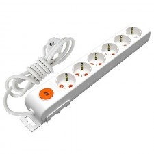 Ritech 6P 3X1.5 / 3M 6P Switch Extension Cord with Switch