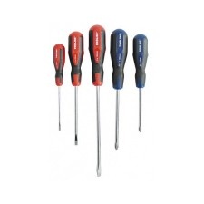Screwdriver Set Cr-Va-Mo Handle Soft-Touch - 5P.