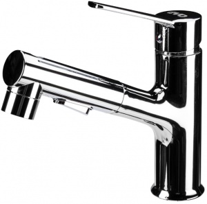 Washbasin Battery 3 Functions Chrome / 135X195X100Mm