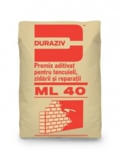 Премикс с добавки за мазилки, шпакловки и ремонти Ml 40 / 25Kg